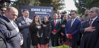 CHP Genel Başkanı Özgür Özel, Emre Saltık'ın anma törenine katıldı