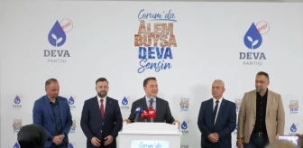 DEVA Partisi Çorum'da belediye başkan adaylarını tanıttı