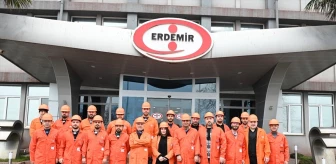 Karadeniz Ereğli Ticaret ve Sanayi Odası Üyeleri Erdemir'i Ziyaret Etti
