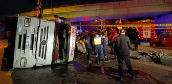 Bakırköy'de dorsesinin devrilmesi sonucu 4 kişinin ölümüne neden olan tır sürücüsü tutuklandı