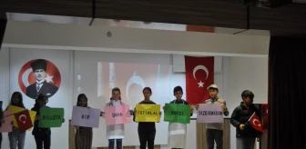Çorum'da İstiklal Marşı ve Mehmet Akif Ersoy Anma Günü Programı Düzenlendi
