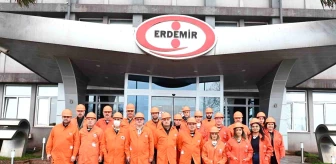 Karadeniz Ereğli Ticaret ve Sanayi Odası Üyeleri Erdemir'i Ziyaret Etti