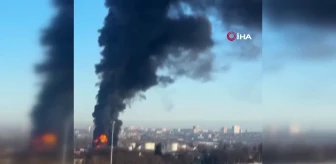 Ukrayna'dan Rusya'ya İHA saldırısı: 2 tesiste yangın çıktı