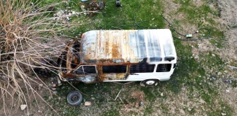 Elazığ'da çıkan yangında minibüsleri yanan aile yardım talebinde bulundu