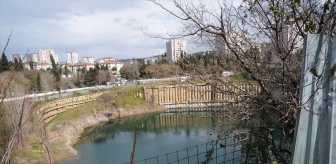 Kadıköy'de inşaat temelinde oluşan su birikintisi dijital haritalarda göl olarak göründü