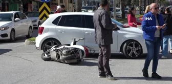 Manavgat'ta 2 motosiklet kazası: 1 yaralı