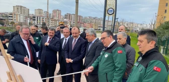 TBMM Plan ve Bütçe Komisyonu Başkanı Mehmet Muş, Mert Irmağı Islah Projesi'ni inceledi