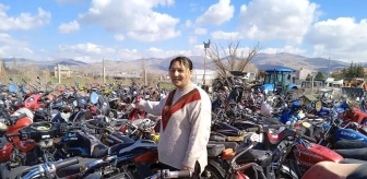 Afyonkarahisar'da Hurdaya Çıkan Motosikletler Geri Dönüşüme Gönderildi