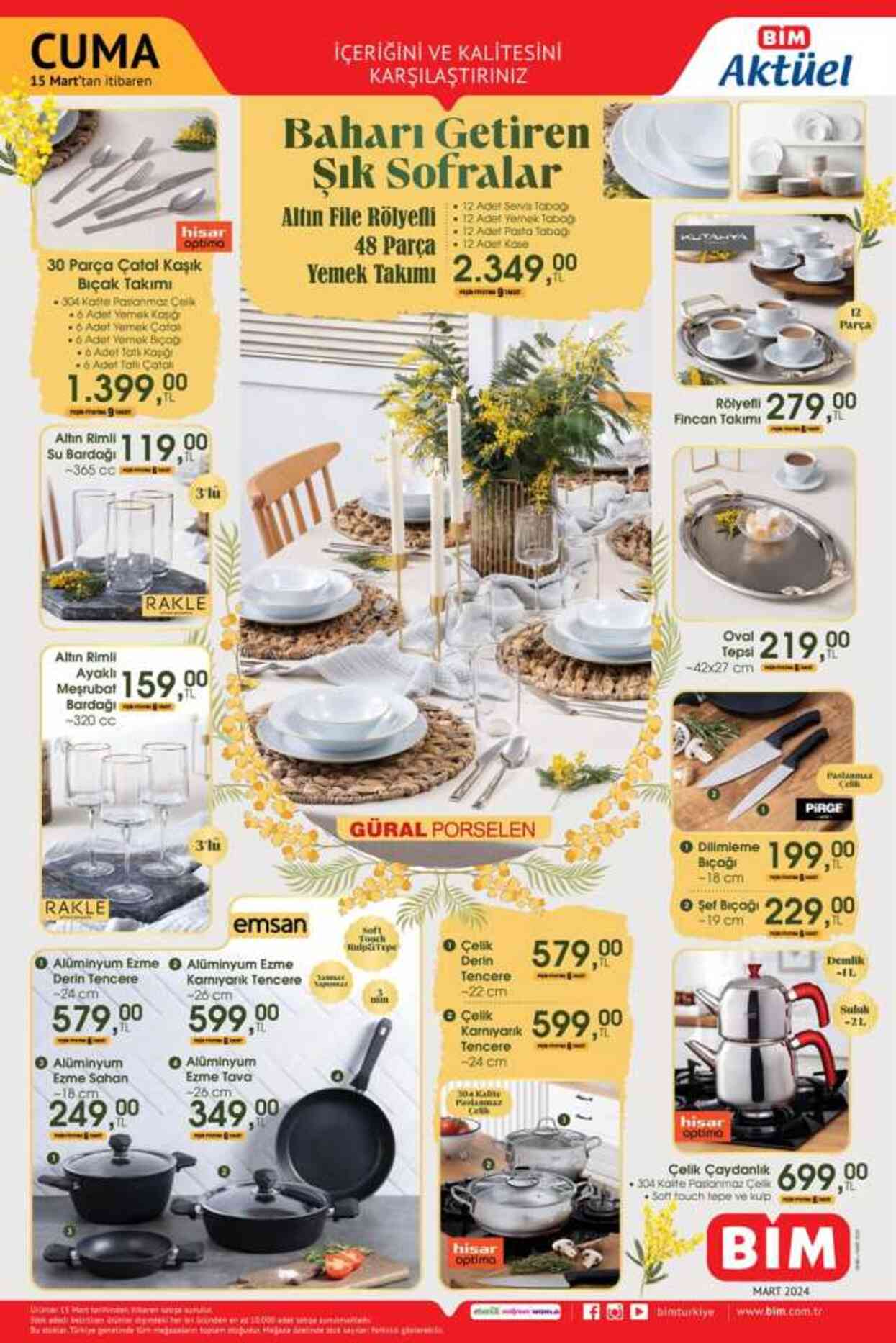 14 MART BİM AKTÜEL ÜRÜNLER KATALOĞU YAYINLANDI: Bu hafta neler var? Bu hafta BİM'e hangi ürünler geldi?
