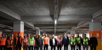 Antalya Büyükşehir Belediye Başkanı Muhittin Böcek, Akdeniz Üniversitesi Katlı Otopark Projesi'ni İnceledi