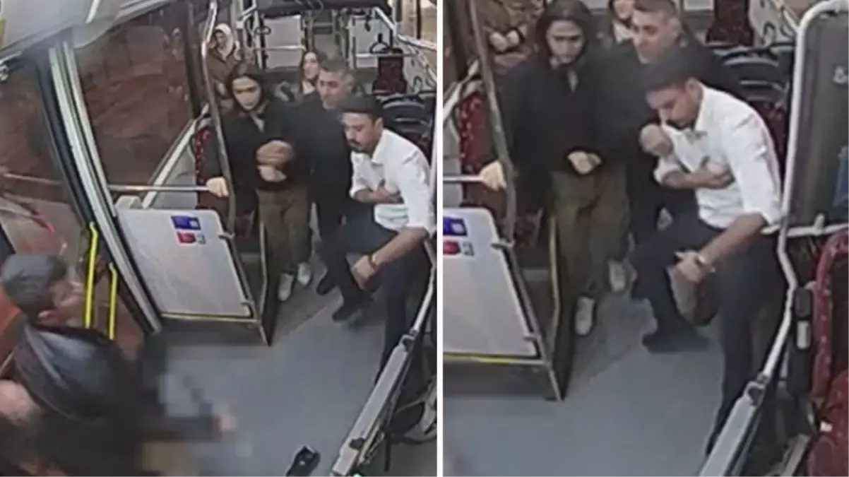 İETT şoförüne bıçaklı saldırı kamerada