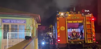 Sahur vakti camide korkutan yangın