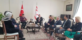 Türk Dünyası Arabulucular Birliği Heyeti Türkiye'nin Lefkoşa Büyükelçisi'ni Ziyaret Etti