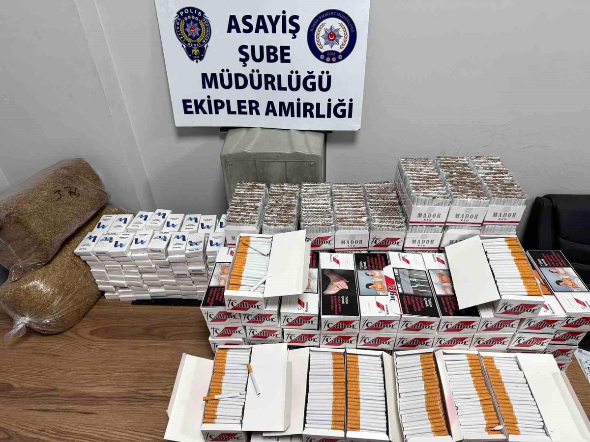 Bursa'da Emniyet Müdürlüğü'nden büyük operasyon