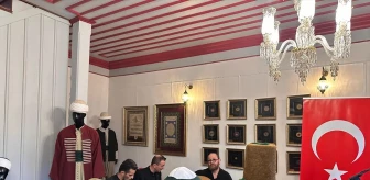 Bursa Mevlevihanesi'nde Tac-ı Saadet Sergisi Açıldı