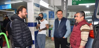 Cumhur İttifakı'nın Marmaris Belediye Başkan Adayı Serkan Yazıcı, Sanayi Esnafını Ziyaret Etti
