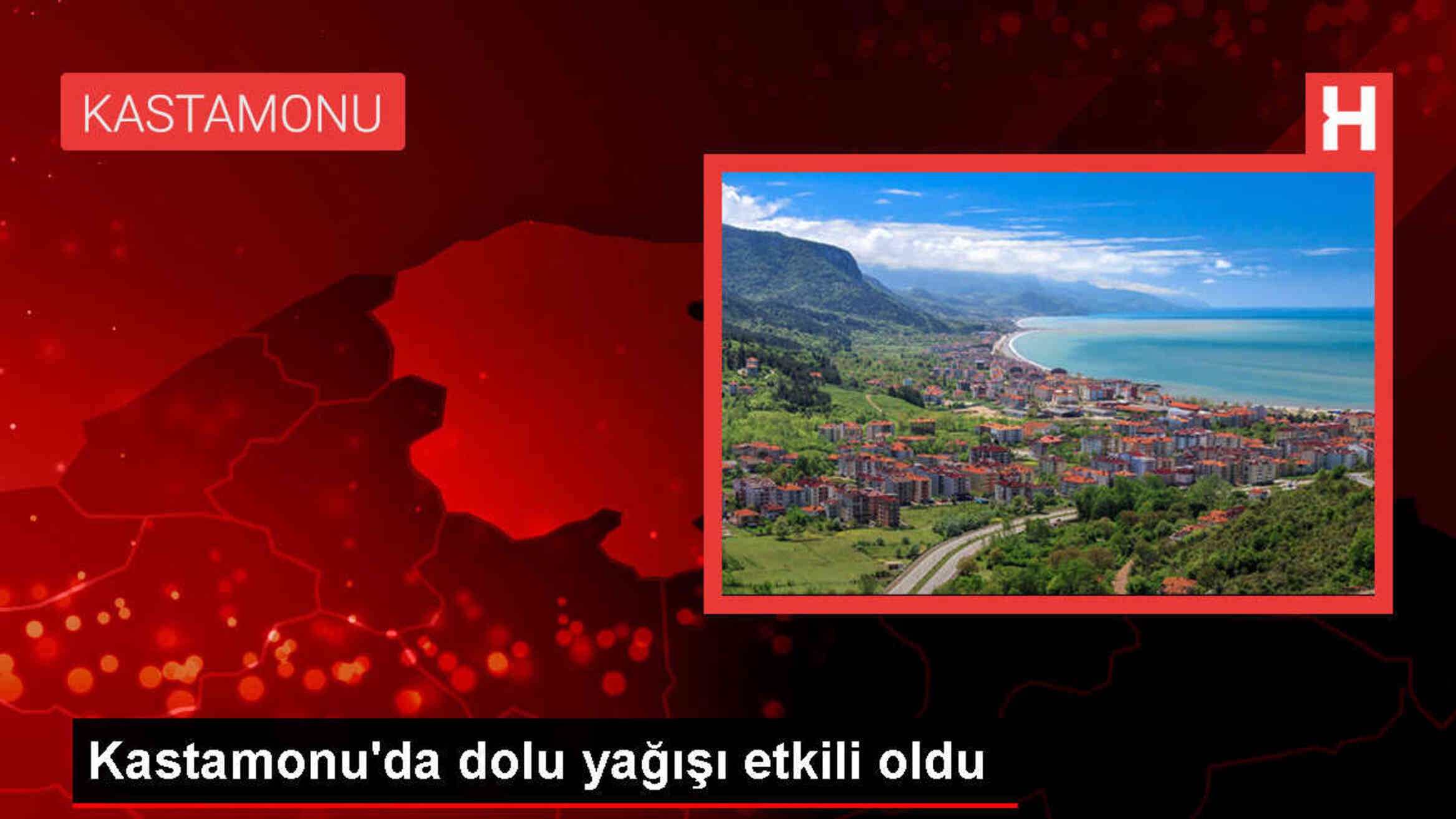 Kastamonu'da Aniden Bastıran Dolu Yaşamı Olumsuz Etkiledi