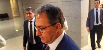 İBB Spor Kulübü Başkanı Fatih Keleş, para sayma görüntülerine ilişkin ifade vermek üzere İstanbul Adalet Sarayı'na geldi