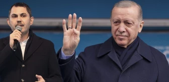 Cumhurbaşkanı Erdoğan, Erzurum'da Murat Kurum'a oy istedi