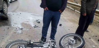 Adıyaman'da hafif ticari araç ile motosiklet çarpıştı: Motosiklet sürücüsü ağır yaralandı