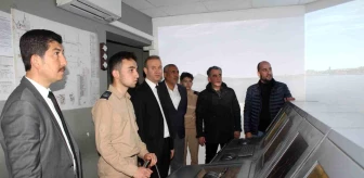 Muğla'da Şehit Ömer Halis Demir Mesleki ve Teknik Anadolu Lisesi'nde köprüüstü simülasyonu eğitim amaçlı kullanılıyor