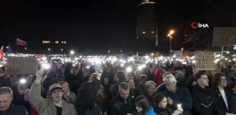 Slovakya'da muhalefetten basın özgürlüğü protestosu