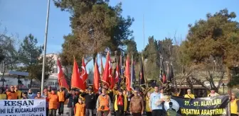 '57. Alay Tarihine Yürüyor' ekibi Gelibolu'ya geldi