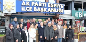 AK Parti Giresun Milletvekili Ali Temür Espiye'de Ziyaretlerde Bulundu