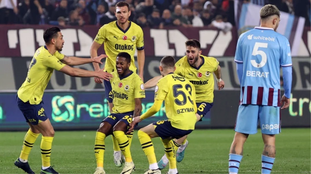 Dev maçın galibi Kanarya! Fenerbahçe, Trabzonspor'u deplasmanda 3-2 yendi