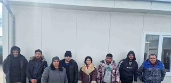 Edirne'de 8 Suriye uyruklu kaçak göçmen yakalandı
