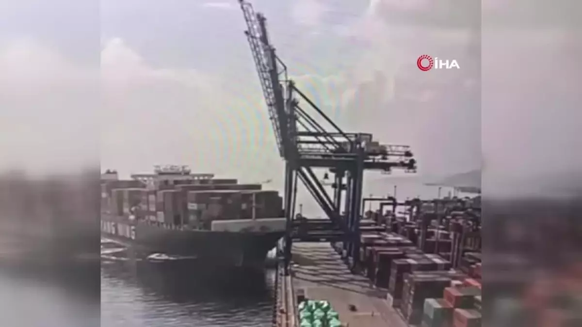 Milyonluk liman kazasının güvenlik kamera görüntüleri ortaya çıktı