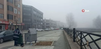 Düzce'de etkili olan sis nedeniyle görüş mesafesi düştü