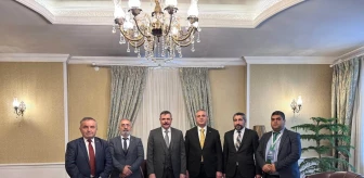 Osmanlı Ocakları Genel Başkanı Erzurum Valisi'ni ziyaret etti