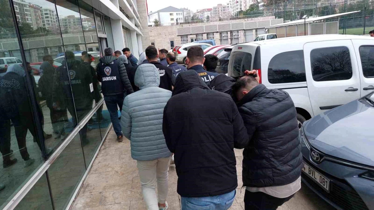 Samsun'da kripto para dolandırıcılığı operasyonu: 7 kişi tutuklandı