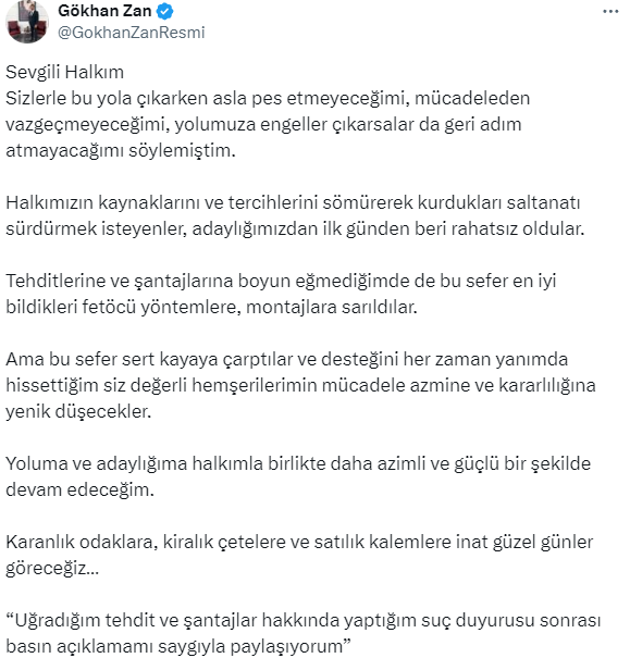 TİP'in adaylığını çektiği Gökhan Zan ile ilgili bomba iddia: AK Parti'den 5 milyon dolar ve TRT'de spor yorumculuğu istemiş