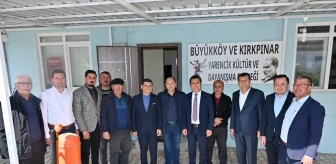 Cumhur İttifakı'nın Antalya Büyükşehir Belediye Başkan adayı Hakan Tütüncü köyleri ziyaret etti