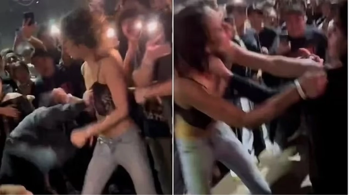 Kanye West'in konseri sırasında trans kadın ve birkaç erkek arasında kavga çıktı