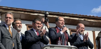 Fatih Erbakan, Çorum'da seçim bürosunun açılış törenine katıldı