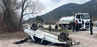 Burdur-Antalya Karayolunda Kaza: 1 Yaralı