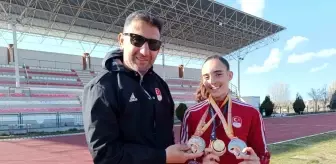 Eskişehirli Sporcu Eda Nur Tulum, Hem Kendi Hem de Gençler Türkiye Rekorunu Kırdı