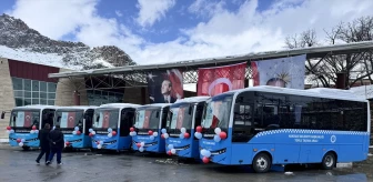 Hakkari Belediyesi Filosuna 6 Yeni Otobüs Ekledi