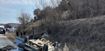 Isparta'da otomobil devrildi: 1 ölü, 2 ağır yaralı
