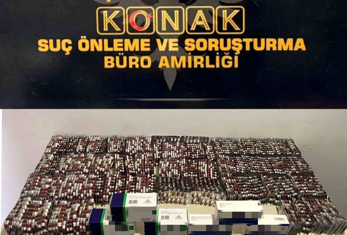 İzmir'de uyuşturucu operasyonu: Binlerce hap ve esrar ele geçirildi