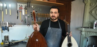 Afyonkarahisar'da Müzik Öğretmeni Ağaç Parçalarından Enstrümanlar Üretiyor