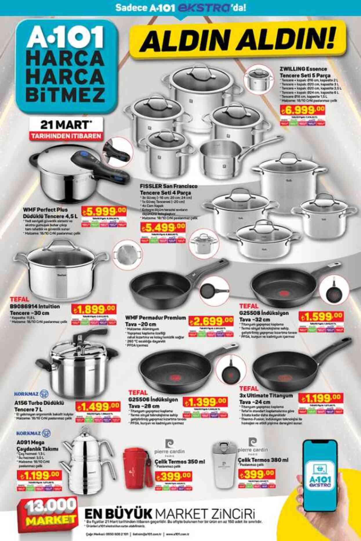 A101 AKTÜEL (21 MART) KATALOĞU | A101 kataloğunda neler var?
