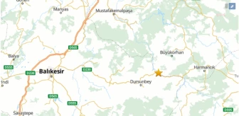 Balıkesir'in Dursunbey ilçesinde 4 büyüklüğünde deprem meydana geldi