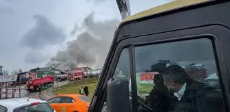 Ankara'nın Altındağ ilçesinde depo yangını