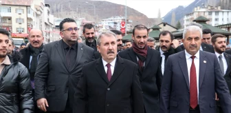 BBP Genel Başkanı Mustafa Destici, Anayasa Mahkemesi Başkanı Kadir Özkaya'yı tebrik etti
