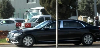 Cumhurbaşkanı Erdoğan, Kilis'e gitmek üzere Gaziantep Havalimanı'na indi