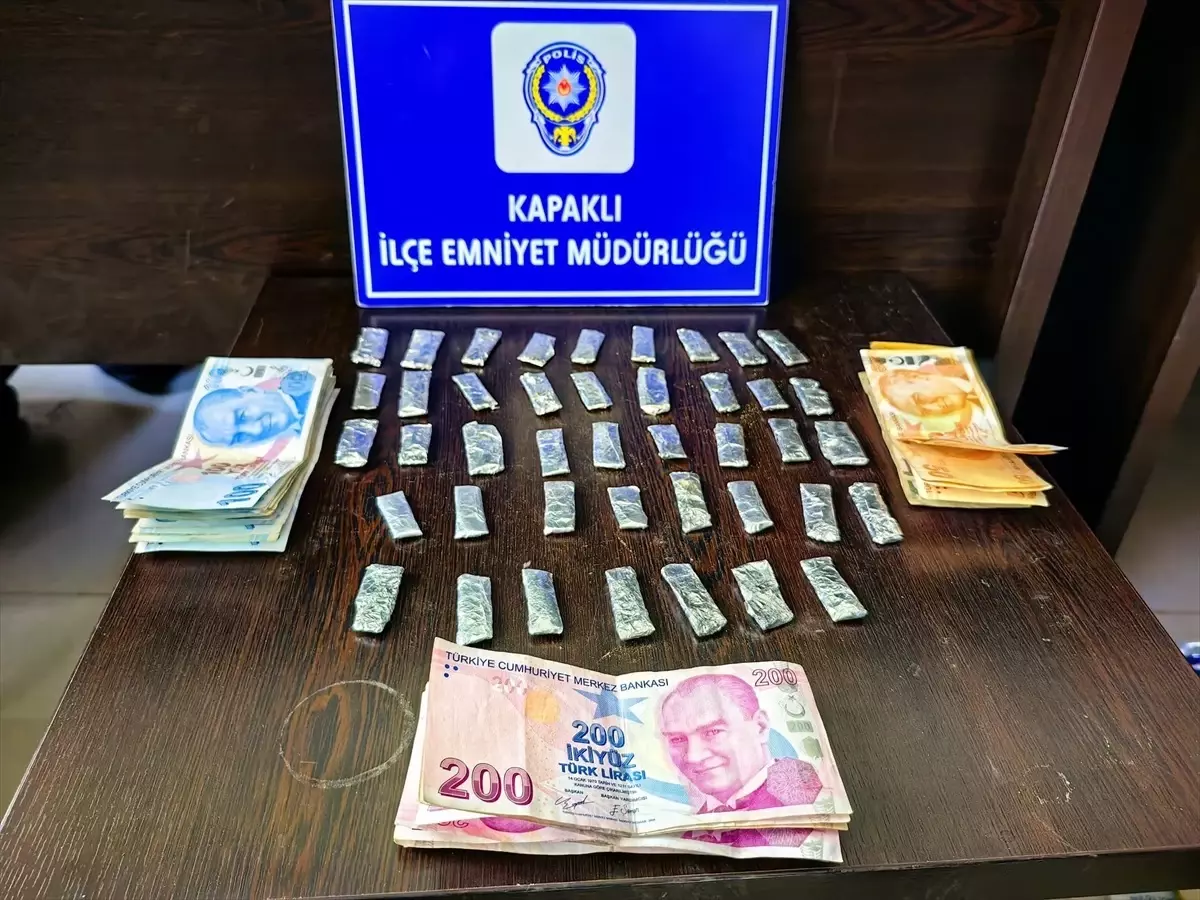 Tekirdağ'da Uyuşturucu Operasyonu: 2 Şüpheli Gözaltına Alındı